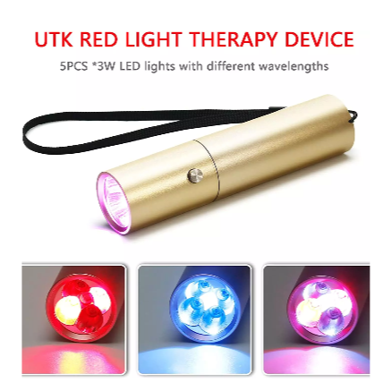 UTK - B1P12 Model#M3G27 Red Light Therapy Device LED Infrared Red Light Therapy for Body Joint & Muscle Pain Relief-Upgrade 470nm and 940nm Near Infrared Light