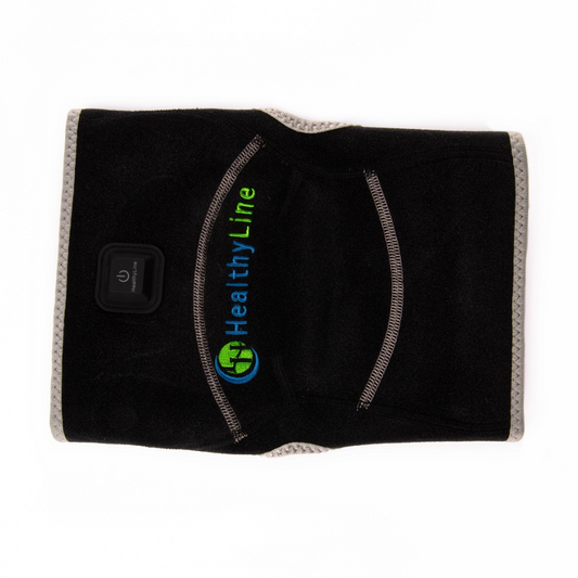 HealthyLine - Portable Heated Gemstone Pad - Knee Model with Power-Bank