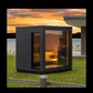 SaunaLife Model G6 Pre-Assembled Outdoor Home Sauna Garden-Series Fully Assembled Backyard Home Sauna| Up to 5 Persons Model G6