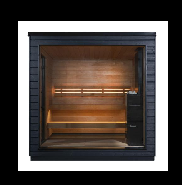 SaunaLife Model G6 Pre-Assembled Outdoor Home Sauna Garden-Series Fully Assembled Backyard Home Sauna| Up to 5 Persons Model G6