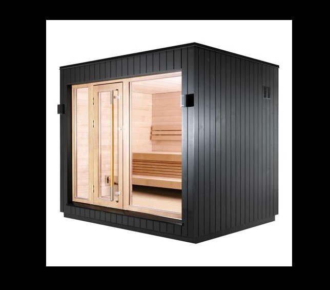 SaunaLife Model G7S Pre-Assembled Outdoor Home Sauna Garden-Series Fully Assembled Backyard Home Sauna with Bluetooth Audio| Up to 6 Persons SL-MODELG7S-L