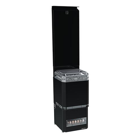 Saunum AIR L 10 Sauna Heater Air Series, 9.8kW Sauna Heater w/Climate Equalizer and WiFi Control, Black| 4745090018400