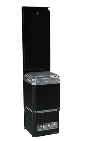 Saunum AIR L 15 Sauna Heater Air Series|15.2kW Sauna Heater w/Climate Equalizer| Black| 4745090018424