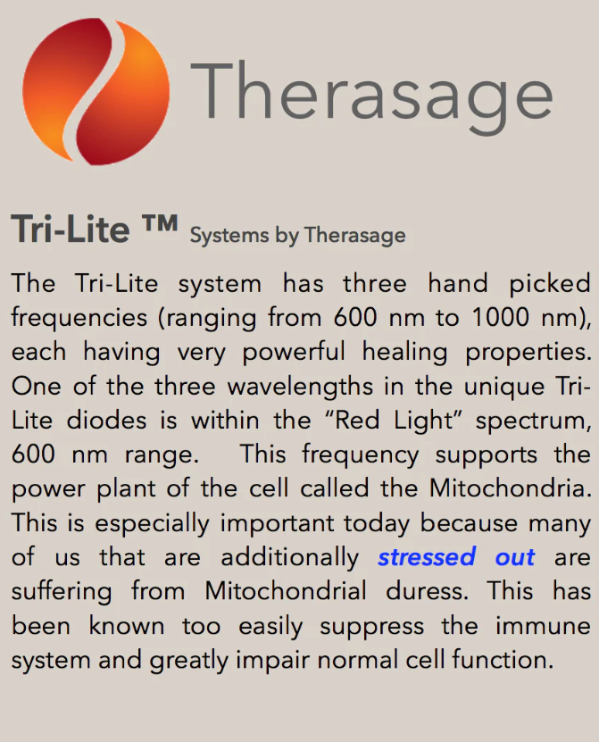 Therasage|TheraPlex - Tri Lite Pain Relief (Complete Kit)| Med- Sport